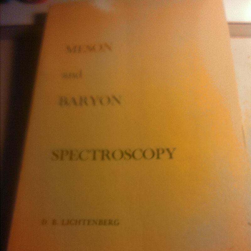 MESON AND BARYON SPECTROSCOPY: Stanford Lecture PRISTINE 159 PB PAGES See Photos gallery