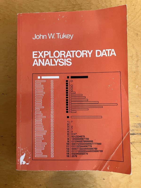EXPLORATORY DATA ANALYSIS By John Tukey 1977 edition