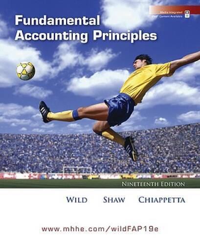 Fundamental Accounting Principles – Hardcover By John J. Wild – GOOD