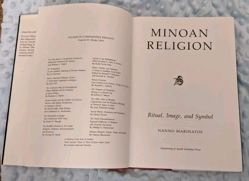 Minoan Religion Ritual, Image, and Symbol By Nanno Marinatos HCDJ gallery