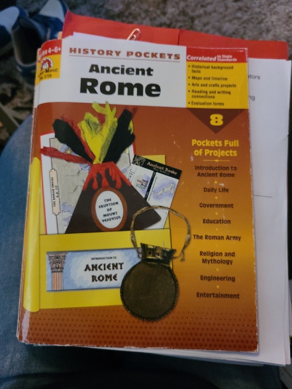 *LIKE NEW* History Pockets: Ancient Rome Grades 4-6+ PLUS ALL MY OTHER RESOURCES