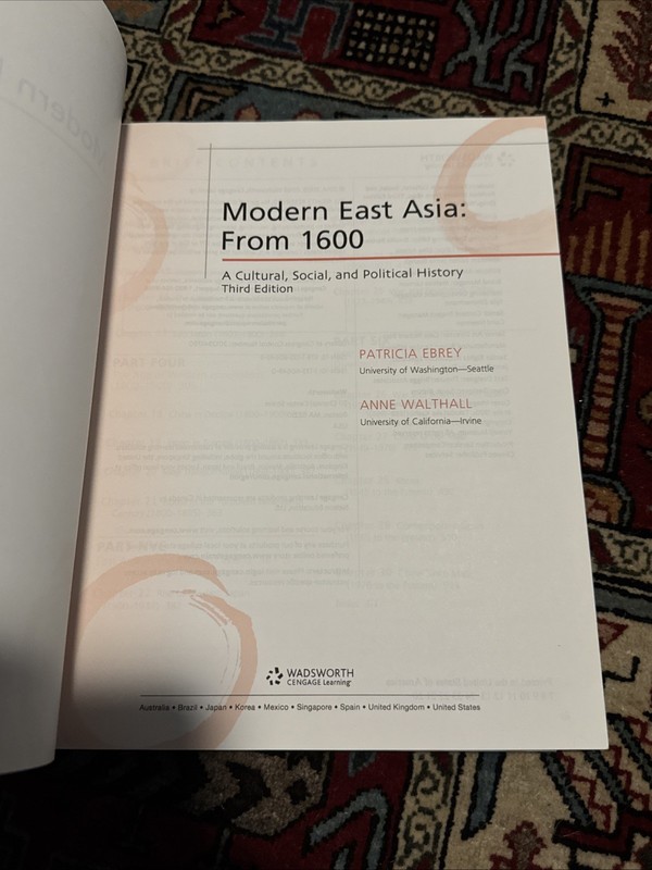 Modern East Asia from 1600: - Paperback, by Ebrey And Walthall Pages 247-544 gallery
