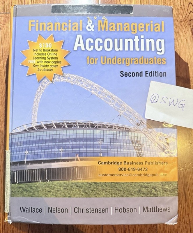 Financial & Managerial Accounting Textbook