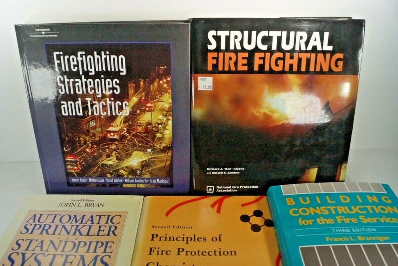 Lot(5) Firefighters Books: (4) NFPA, (1) Delmar Hardcovers in Very Good Conditio gallery