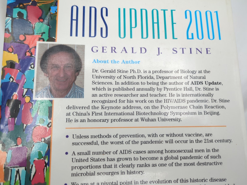 Book AIDS Update 2001 By Gerald J Stein Prentice Hall gallery