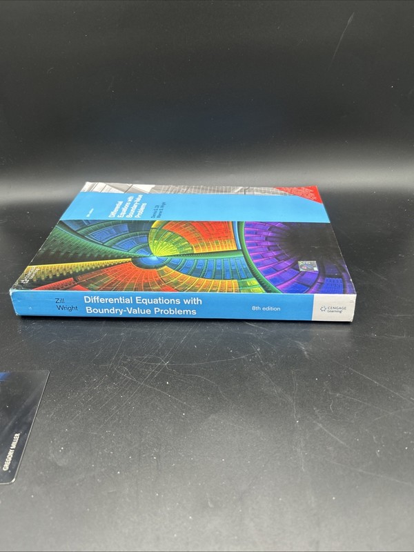 5-8DAYS DELIVERY- Differential Equations with Boundary-Value Problems, 8th Int'l gallery
