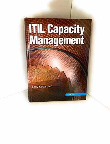 ITIL Capacity Management – Hardcover, by Klosterboer Larry – Very Good