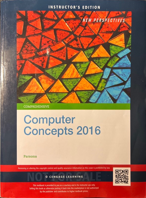 MindTap Course List Ser.: New Perspectives on Computer Concepts 2016,...