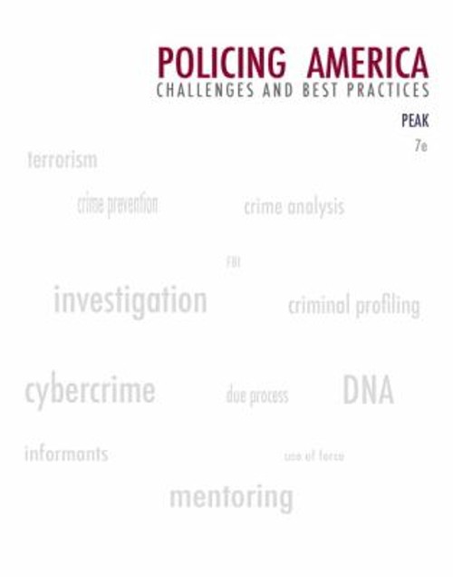 Policing America : Challenges and Best Practices Paperback Ken Pe