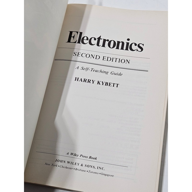 Electronics 2nd Edition Self Teaching Guide Harry Kybett Textbook 1986 gallery