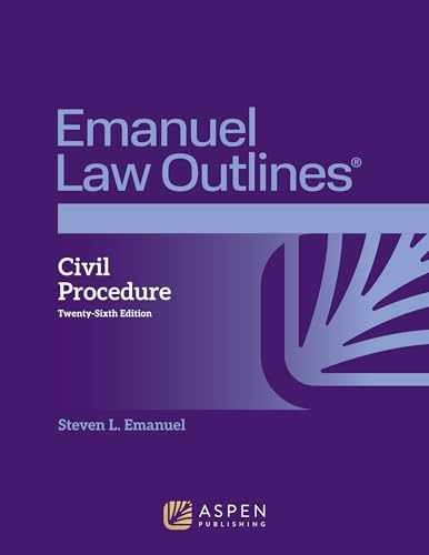 Emanuel Law Outlines for Civil – Paperback, by Steven L. Emanuel – Acceptable