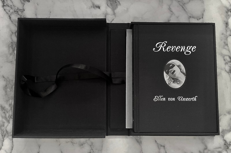 NEW RARE 1st ED CLAMSHELL BOX SIGNED BOOK Ellen Von Unwerth Revenge + ORIG PRINT gallery