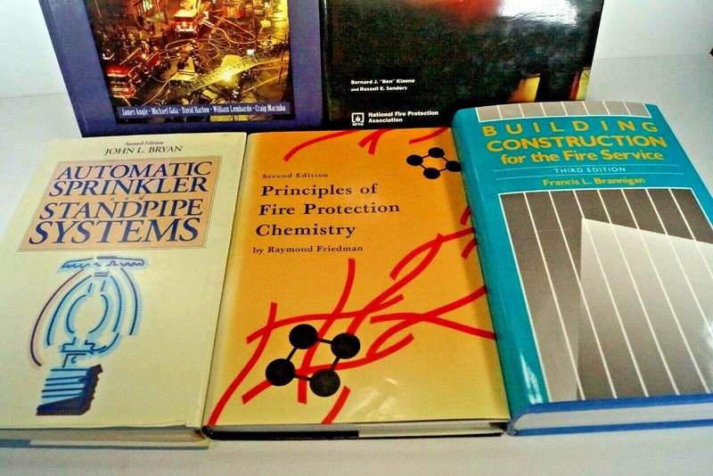 Lot(5) Firefighters Books: (4) NFPA, (1) Delmar Hardcovers in Very Good Conditio gallery